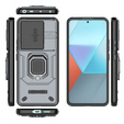 Pouzdro pro Xiaomi Redmi Note 13 Pro 5G, KickStand Camera Lens, šedé