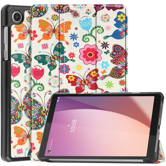 Pouzdro pro Lenovo Tab M8 Gen 4 TB-300FU, Smartcase, Butterfly