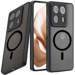 Pouzdro pro Motorola Edge 50 Ultra, pro MagSafe, ERBORD Matt Case, černý