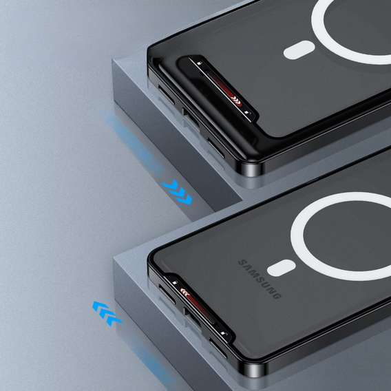Ochranné pouzdro na fotoaparát pro Samsung Galaxy Note 10+ Plus, CamShield MagSafe, transparentní / černé