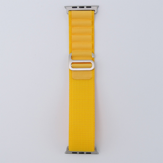Nylonový řemínek pro Apple Watch 1/2/3/4/5/6/7/8/SE/ULTRA 42/44/45/49 mm, žlutý 