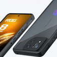 Pouzdro pro ASUS ROG Phone 8 Pro, Fusion Hybrid, s ochranou fotoaparátu, matný / černý