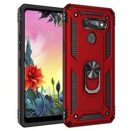 Pancéřové pouzdro pro LG K50S, Nox Case Ring, červené