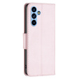 Klopové pouzdro pro Samsung Galaxy A54 5G, Wallet Litchi Magnet, růžové rose gold