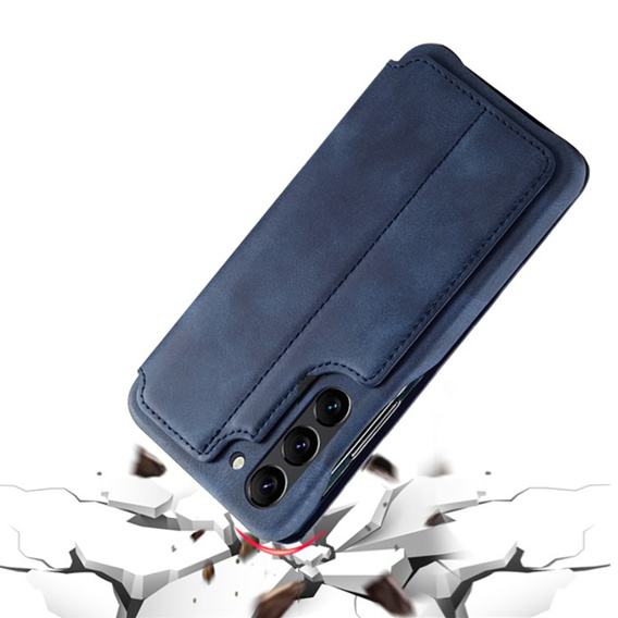 Klopové pouzdro pro Samsung Galaxy S23 Plus, ERBORD Retro, modré