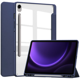 Pouzdro pro Samsung Galaxy Tab S9 FE / S10 FE, Smartcase Hybrid, se slotem na stylus, námořnicky modré