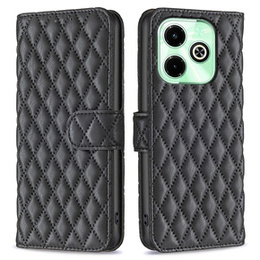 Klopové pouzdro pro Infinix Hot 40i, Wallet, BINFEN COLOR, černé