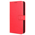 Klopové pouzdro pro Infinix Zero 30 5G, Crazy Horse Wallet, červené