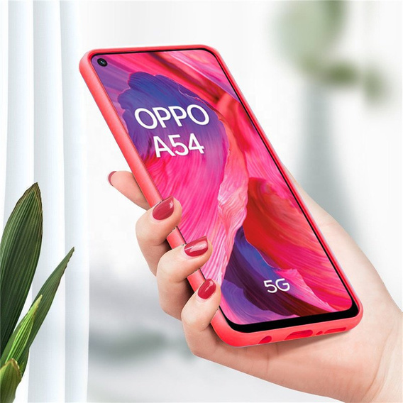 Pouzdro pro Oppo A54 5G / A74 5G / A93 5G, Silicone Lite, červené