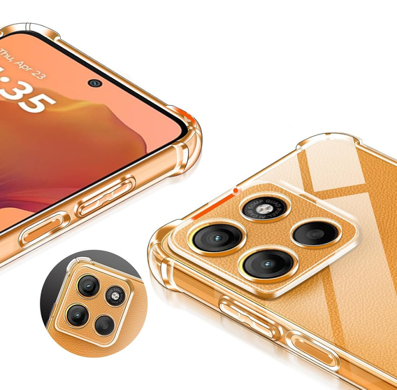 Pouzdro pro Motorola Moto G15 / Motorola Moto G15 Power, Dropproof, průhledné