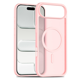 Matné pouzdro pro iPhone Air, pro MagSafe, průsvitné růžové