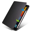 Pouzdro pro iPad 10.2" 2021/2020/2019 (9/8/7 gen.), s prostorem pro stylus, otočné o 360°, černé