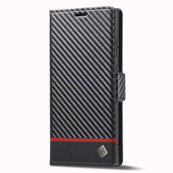 Klopové pouzdro pro Samsung Galaxy S23 Ultra, Carbon LC.IMEEKE, černé