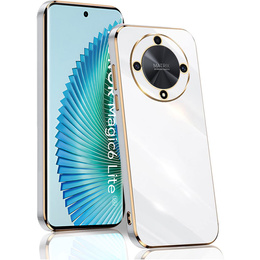 Pouzdro pro Honor Magic 6 Lite 5G, Glamour CamShield, bílé