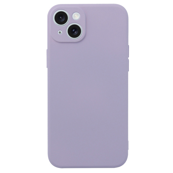 Pouzdro pro iPhone 15 Plus, Silicone Lite, fialové