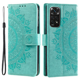 Klopové pouzdro pro Xiaomi Redmi Note 11/11S, Mandala, zelené