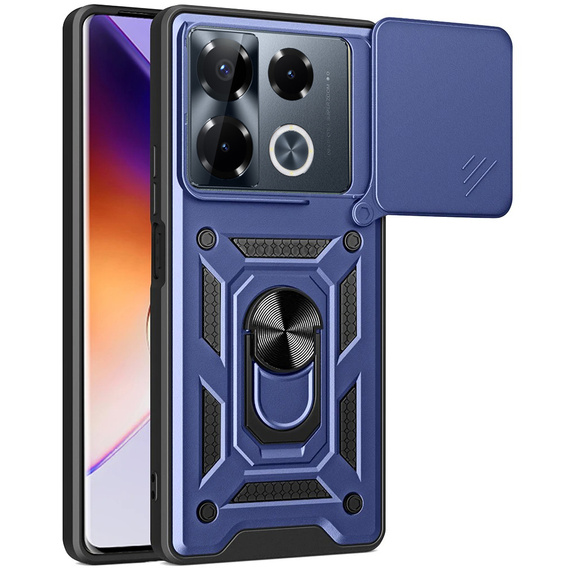 Pouzdro pro Infinix Note 40 Pro Plus, CamShield Slide, modré