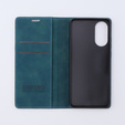 Pouzdro pro Oppo A78 4G, ERBORD Vintage peněženka s klopou, modré