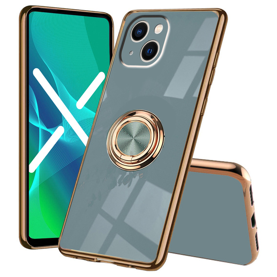 Pouzdro pro iPhone 14 Plus, Electro Ring, šedé