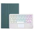Pouzdro + klávesnice Xiaomi Pad 6 / 6 Pro, with touchpad, zelené