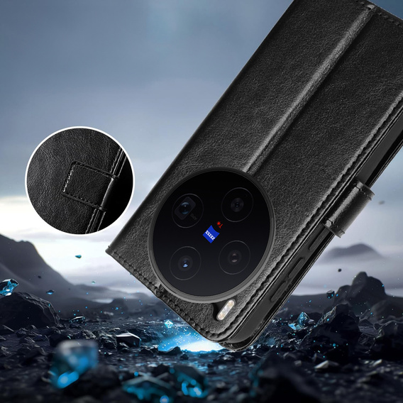 Pouzdro s klopou Crazy Horse Wallet pro Vivo X300