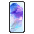 Pouzdro Spigen pro Samsung Galaxy A55 5G, Liquid Air, černé + 9H tvrzené sklo