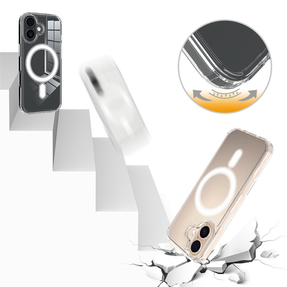 Pouzdro pro iPhone 17, pro MagSafe, průhledné