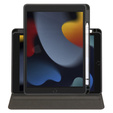 Pouzdro pro iPad 10.2" 2021/2020/2019 (9/8/7 gen.), s prostorem pro stylus, otočné o 360°, černé