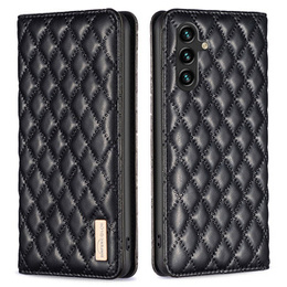 Klopové pouzdro pro Samsung Galaxy A35 5G, Wallet, BINFEN COLOR, černé