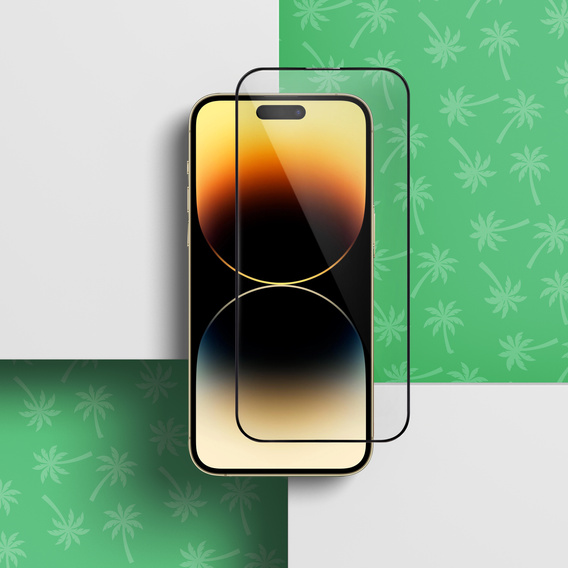 Tvrzené sklo 5D Full Glue Smart Palm pro iPhone 14 Pro