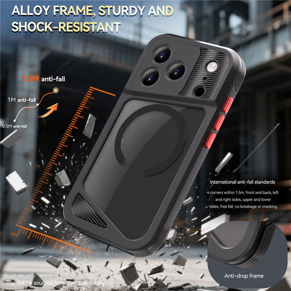 Vodotěsné pouzdro SHELLBOX GTM IP68 s MagSafe pro iPhone 17 Pro