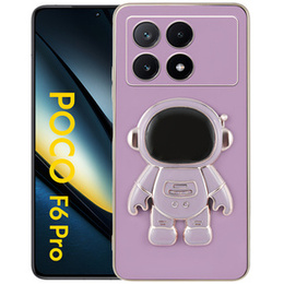 Pouzdro pro Xiaomi Poco F6 Pro, Astronaut, fialové
