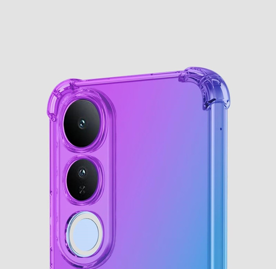 Pouzdro pro Vivo V50 Lite 4G / 5G, Gradient Dropproof, Fialová / modrá