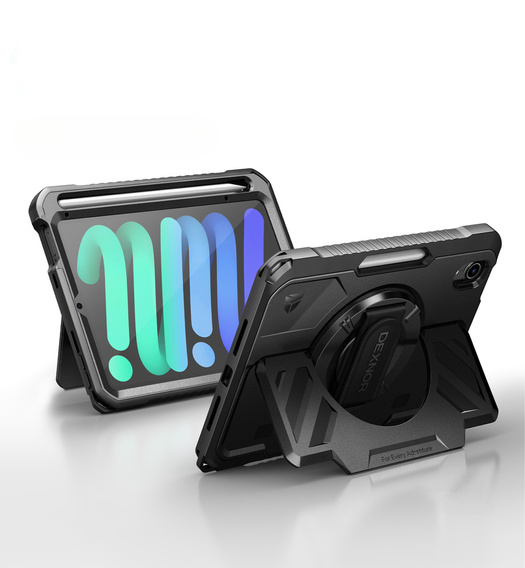 Dexnor 360° pouzdro s popruhem a držákem stylusu pro iPad mini 8,3" 2021 (6. generace) / iPad mini 8,3" 2024 (7. generace)