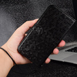 Flipové pouzdro pro Oppo A5 Pro 5G, Wallet Rhombus, černé