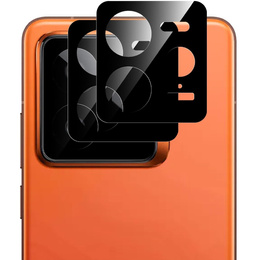 2x Tvrzené sklo na fotoaparát pro Realme GT 7 Pro, černé