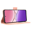 Klopové pouzdro pro Oppo A5 Pro 5G, Card Slot, růžové