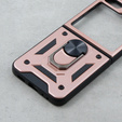 Pancéřové pouzdro pro Samsung Galaxy Z Flip5 5G, Nox Case Ring, růžové rose gold