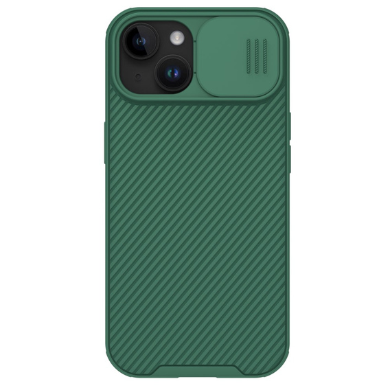 Pancéřové pouzdro Nillkin pro iPhone 15 Plus, CamShield Pro, zelené