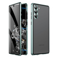 Pouzdro pro Samsung Galaxy S23 Plus, Magnetic Dual Glass, zelené