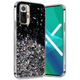 Pouzdro pro Xiaomi Redmi Note 10 Pro, Glittery, černé