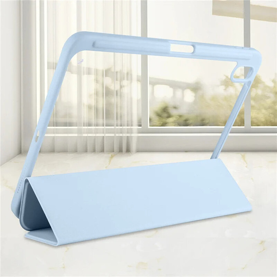 Pouzdro pro iPad 10.9 2022 10 Gen, Smartcase Hybrid, se slotem na stylus, modré