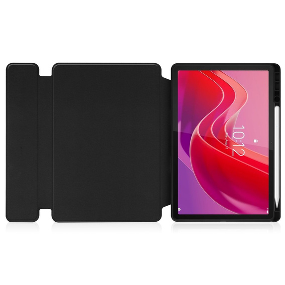 Pouzdro s klávesnicí pro Lenovo Tab M11, Rotary 360° Leather, černé