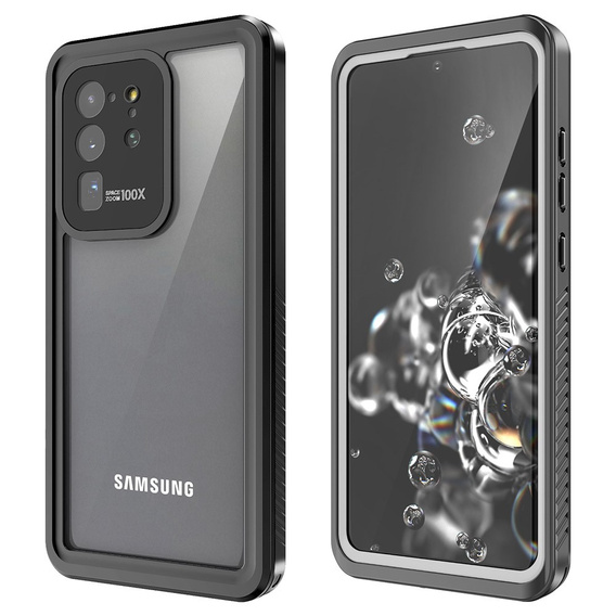 Vodotěsné pouzdro IP68 pro Samsung Galaxy S20 Ultra, černé