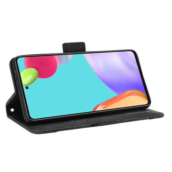 Klopové pouzdro pro Samsung Galaxy A52 / A52s, Card Slot, černé
