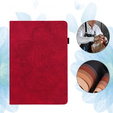 Pouzdro s klopou pro Xiaomi Redmi Pad SE 11", flower, červené