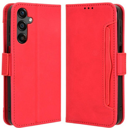 Klopové pouzdro pro Samsung Galaxy A25 5G, Card Slot, červené