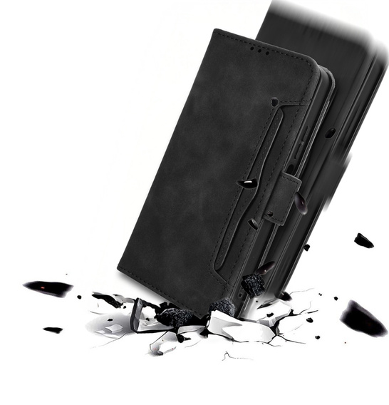 Klopové pouzdro pro Realme 14 5G / Realme 14T 5G, Card Slot, černé