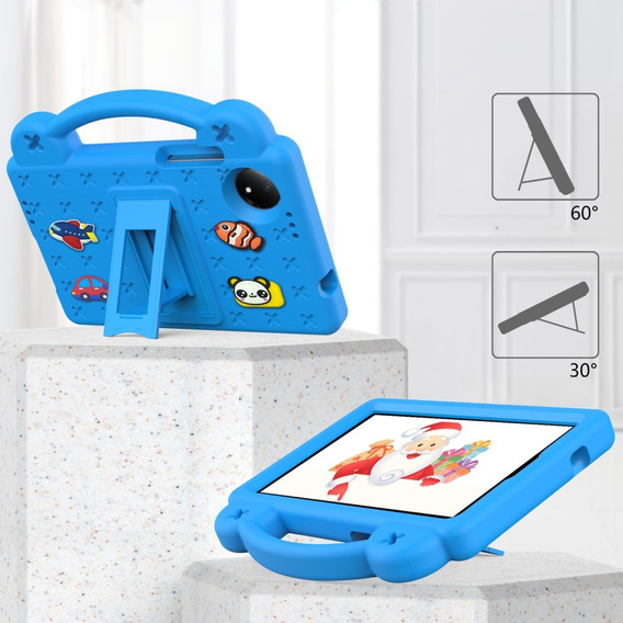 Dětské pouzdro pro Xiaomi Redmi Pad SE 8.7", Cute Patterns, se stojánkem, modré