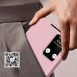 Flipové pouzdro pro Samsung Galaxy S24 FE, Smart View Wallet, růžové